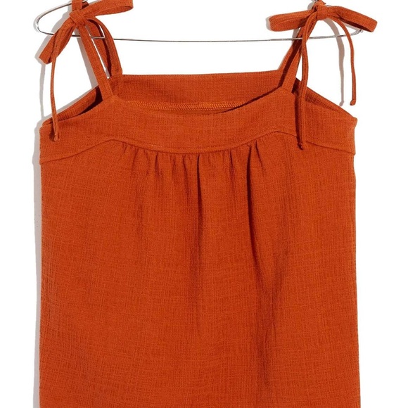 NWT madewell crosshatch tie strap tank - Picture 1 of 5
